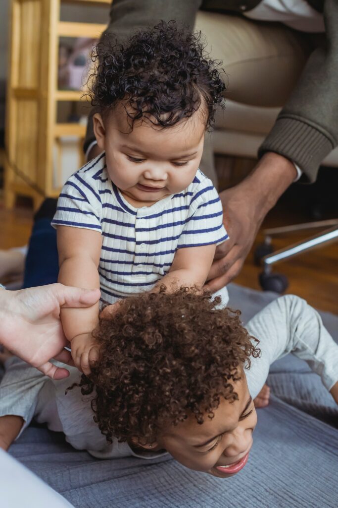 Child upset with brother